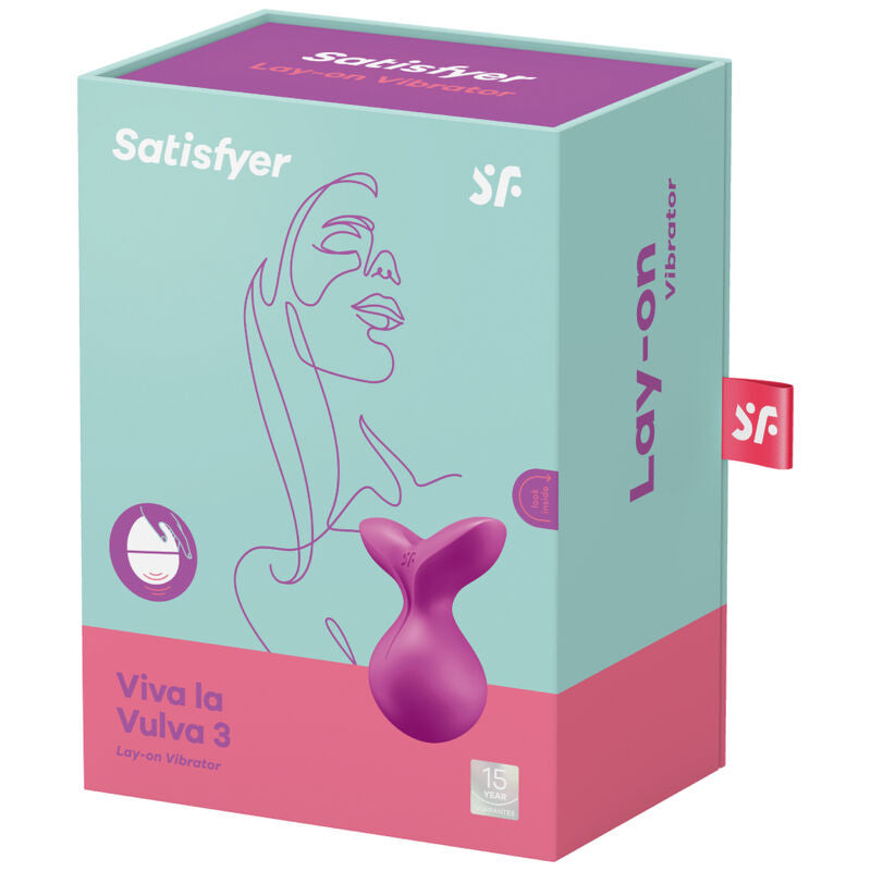 Satisfyer – Viva La Vulva 3 Vibrador Lay-On Violeta