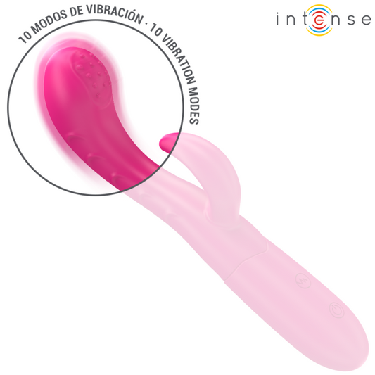 INTENSE - AMARA Vibrador con Lengua Estimuladora Rosa
