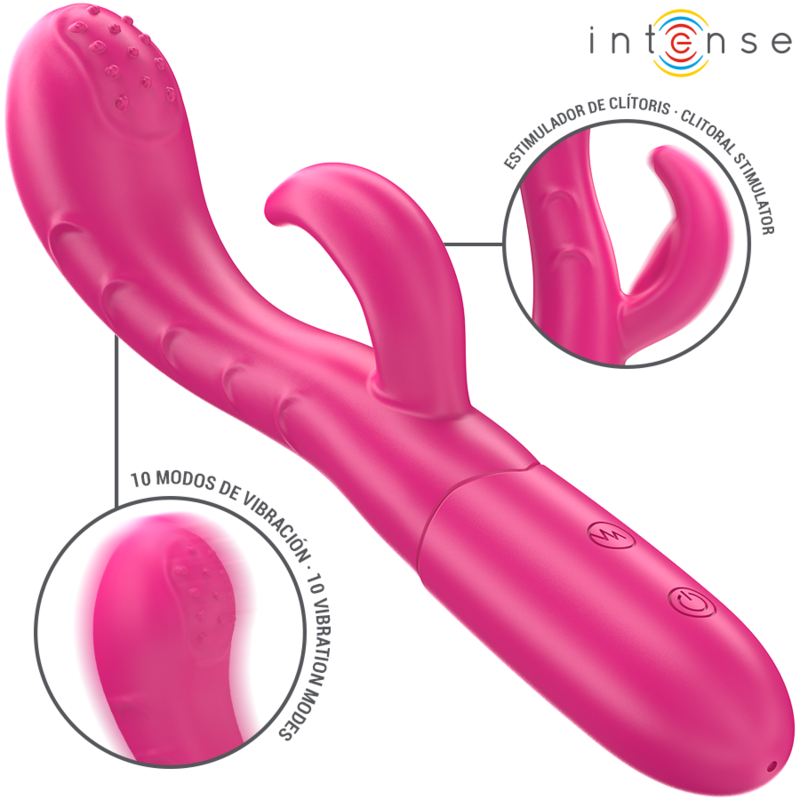 INTENSE - AMARA Vibrador con Lengua Estimuladora Rosa