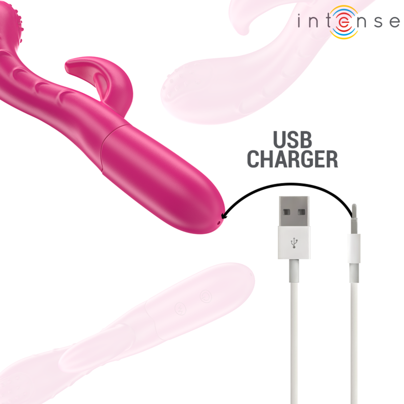 INTENSE - AMARA Vibrador con Lengua Estimuladora Rosa