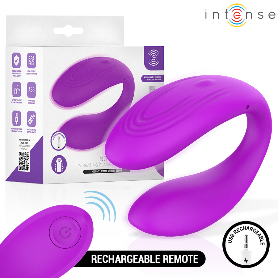 INTENSO – Nora Vibrando Pinza Estimulador Morado