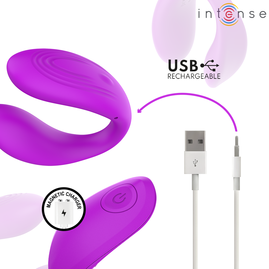 INTENSO – Nora Vibrando Pinza Estimulador Morado