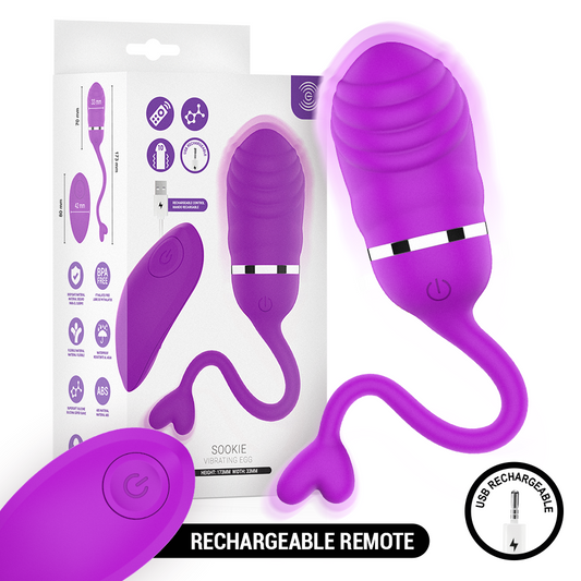 INTENSO – Mando a Distancia de Sookie Vibrando Huevo Púrpura