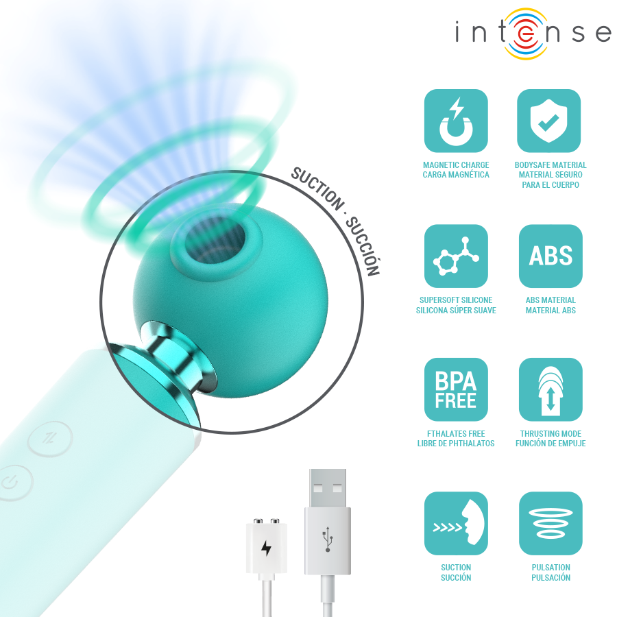 INTENSO – Estimulador Multifunción de Succión y Vibración Hamby
