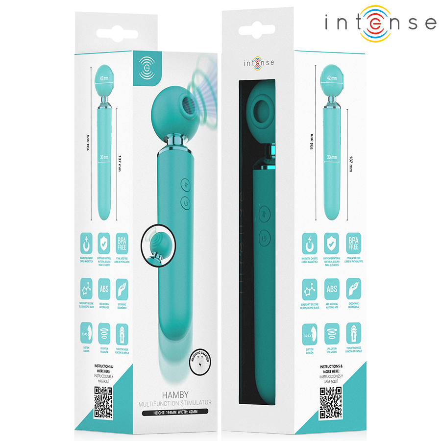 INTENSO – Estimulador Multifunción de Succión y Vibración Hamby