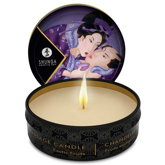 Shunga - Vela de Masaje Sensorial Frutas Exóticas 30ml